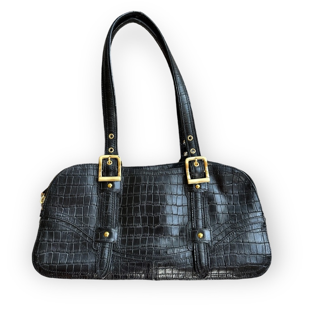 Maxximum Maxx New York Genuine leather Croc Embossed purse